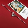 D121667爱心环形装饰设计银色女款手链手镯 商品缩略图5