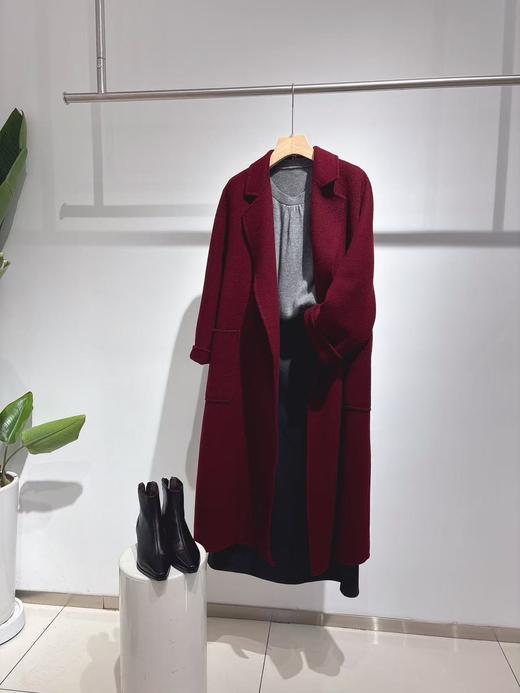 546100修身气质款长款羊绒大衣 商品图10