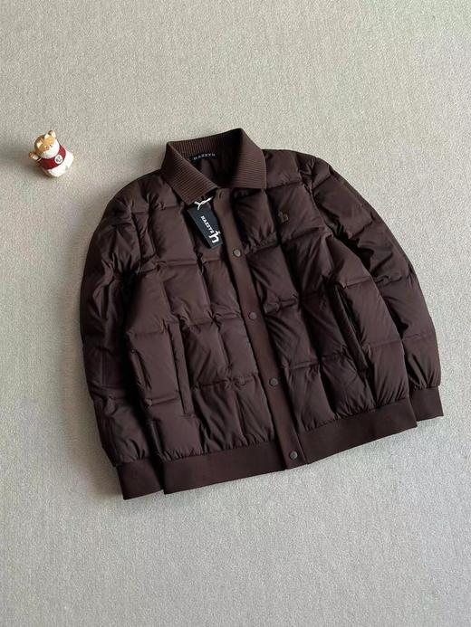 D121683冬季男士翻领鸭绒面包羽绒服巴恩风外套 商品图7