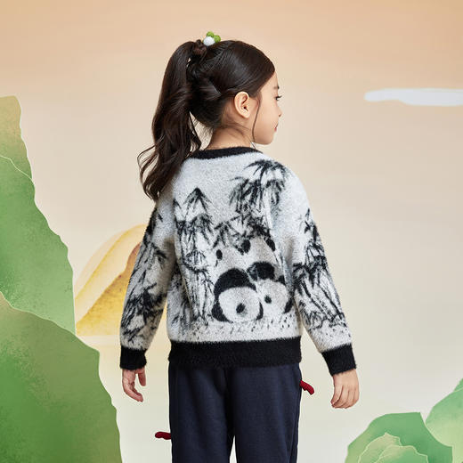 笛莎Deesha 观山见女童毛衣 商品图4