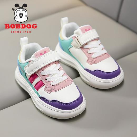 巴布豆女童棉鞋加绒保暖儿童鞋子冬季新款女孩防滑运动跑步鞋 商品图3