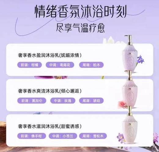 新款（胖东来热卖） Nak香水沐浴露除螨72h+留香 商品图2