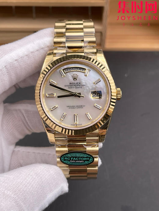 RC配重版 重量200克+ 全金贝母面DD 劳力士星期日历型系列 日志40mm 商品图0