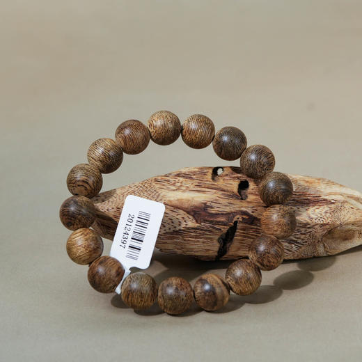 中国沉香文化博物馆 达拉干野生沉香手串1.2cm*17颗*14.8g （9分沉） 商品图2