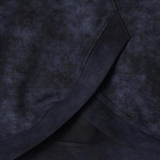 SDSA男士秋冬新款痞帅男装韩版简约扎染下摆不规则立领卫衣百搭 商品图2