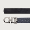 【三】FERRAGAMO 菲拉格慕 男士双面可调式Gancini皮革腰带 蓝色 67 5542 735830 商品缩略图2