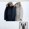 D121686保暖宽松厚款拉链防风防水派克羽绒服 商品缩略图1