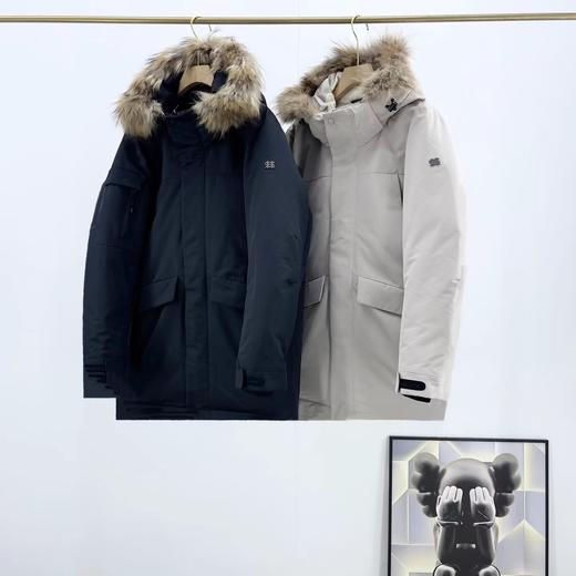 D121686保暖宽松厚款拉链防风防水派克羽绒服 商品图1