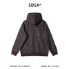 SDSA秋冬新款痞帅男装美式高街拉链设计开衫连帽针织卫衣百搭休闲 商品缩略图4