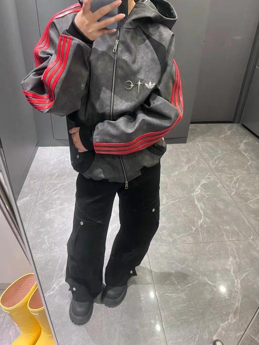 D121673联名款运动连帽拉链舒适夹克外套男女同款 商品图10