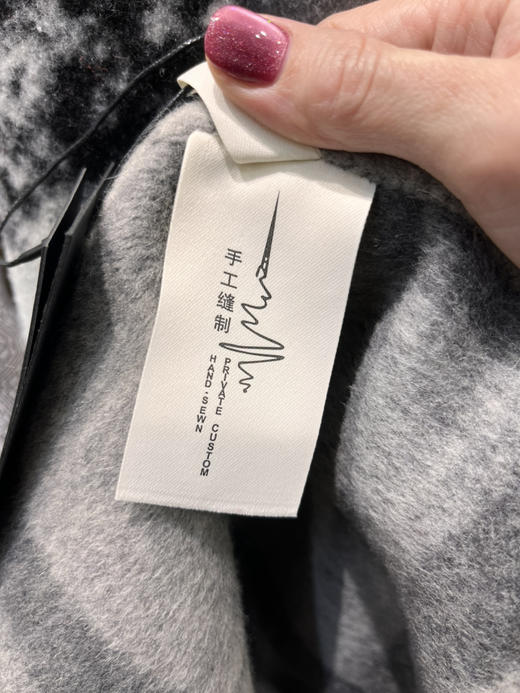 原单纯手工羊绒羊毛大衣 商品图7