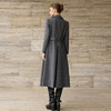 IWY/灰色冬季新款高级感羊毛大衣叠穿式毛呢外套气质通勤收腰风衣WC366 商品缩略图8