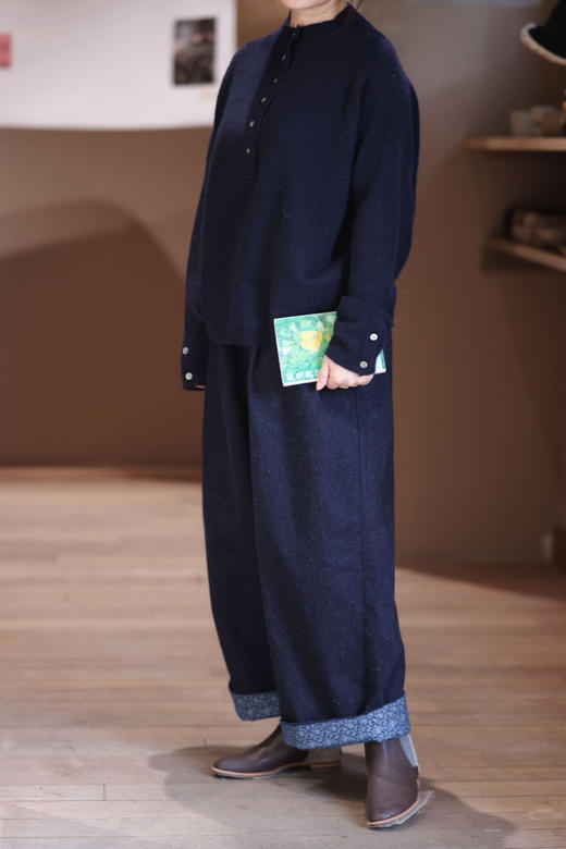 【预售】雪花半松紧腰牛仔裤 商品图8