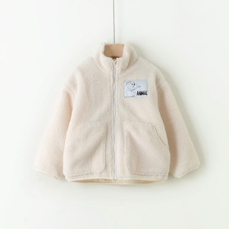 二店y moncler同版，温暖又软萌的的儿童羊羔绒外套