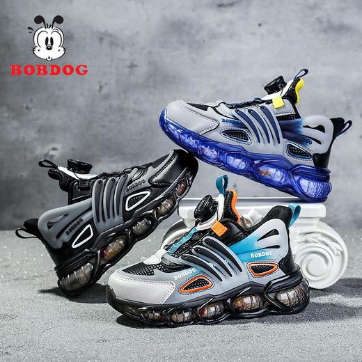 巴布豆男童鞋子2025冬季新款软底气垫儿童运动鞋男孩防滑轻便跑鞋 商品图3