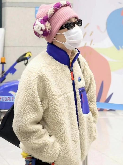 D121674拼色复古保暖叠穿柔软立领外套抓绒衣 商品图9