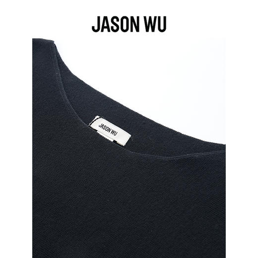 【JASON WU】(多色)秋冬新款连袖羊毛针织简约百搭裙子长裙连衣裙小黑裙 商品图4