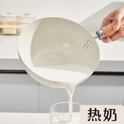 陶瓷炒锅不粘锅家用电磁炉燃气灶炒菜锅一人食通用涂层泡面煎蛋 商品图5