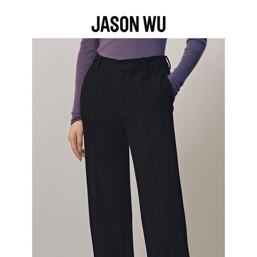 【JASON WU】(多色)秋冬新款针织羊毛休闲裤子长裤直筒裤女 商品图3