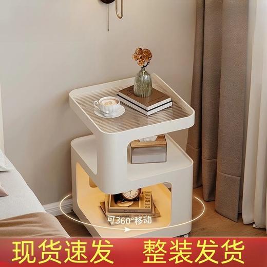 床头柜客厅沙发卧室创意铁艺边几现代简约床头边柜置物架网红茶几 商品图1