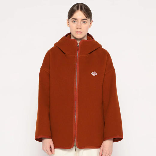 DANTON HOODED BLOUSON 女装羊毛大衣 连帽外套 商品图0