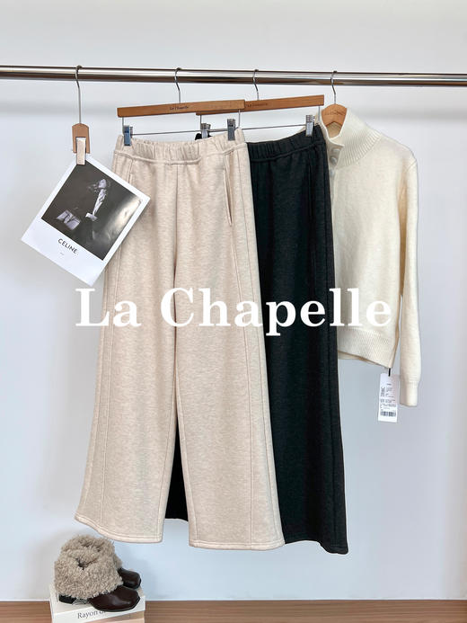 会员福利【过年王炸裤】拉夏贝尔/La Chapelle巨厚实500g一条顶两条直筒显瘦休闲裤 商品图1