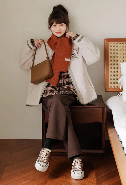 100%⁬澳州绵羊毛亲肤14色极简纯色男女围巾 商品图4