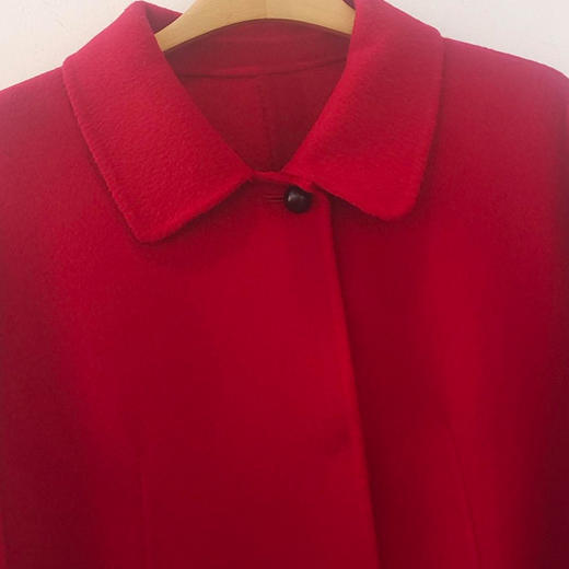 VIVIAN LIU薇薇安刘A2559318秋女装新款小翻领撞色扣大衣 商品图2