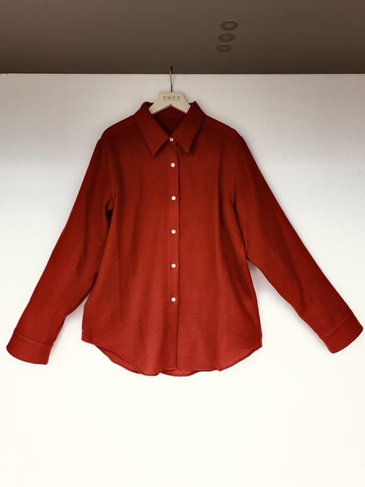 “冬日暖阳阳”氛围感100%羊毛衬衫 商品图2