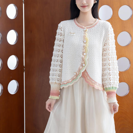 苏苏姐家吟边开衫手工DIY编织羊毛线钩针毛线团自制材料包 商品图1