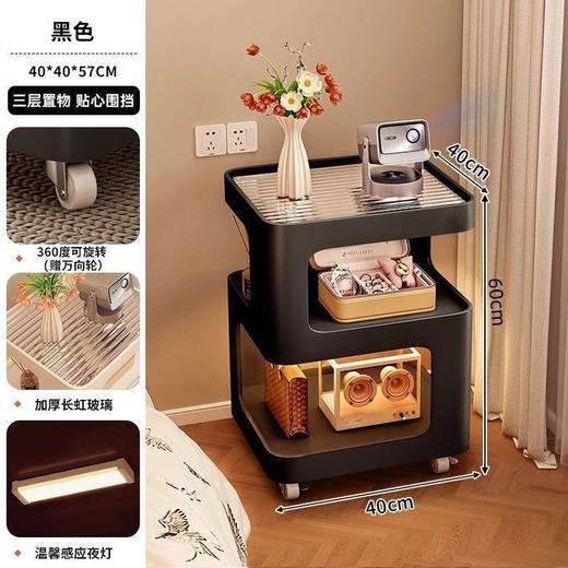 床头柜客厅沙发卧室创意铁艺边几现代简约床头边柜置物架网红茶几 商品图7