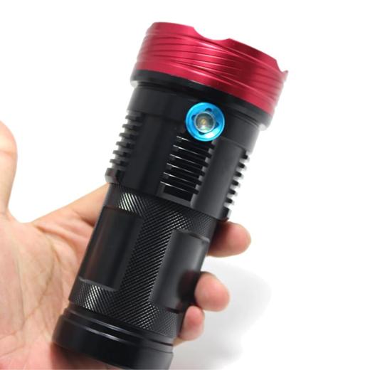  超高亮强光手电筒 美国AOPEK 金属防水 9颗LED灯珠 8000毫安大容量 商品图2