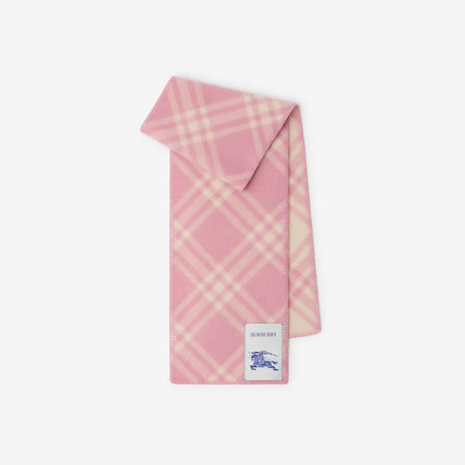 BUR-J 战马格纹羊毛围巾 商品图5