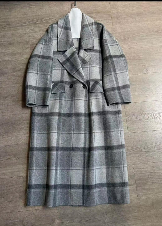 原单纯手工羊绒羊毛大衣 商品图2