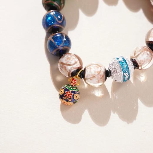 《如意福宝》琉璃花丝银手串，双非遗工艺，火出圈了！琉璃花丝银手串， 商品图5