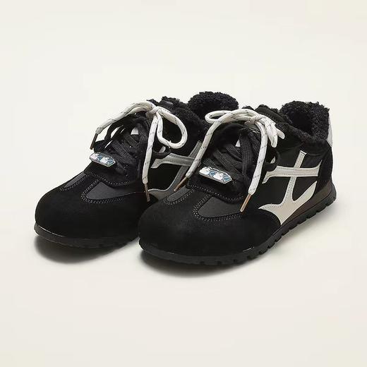 D121690厚底阿甘女加绒新款德训百搭运动休闲鞋 商品图7