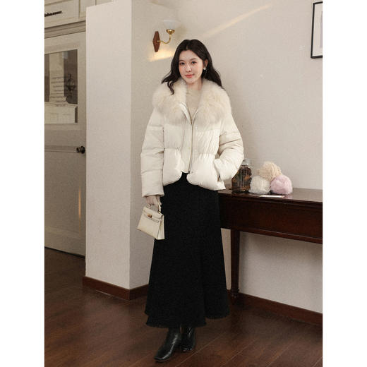 鹿向南【1220/20:00新品前1小时7折限量100件】杏色羽绒服 商品图3