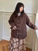 nothe Case布然/NC253209/「焦糖彩圈」手工编织纽扣大衣 商品缩略图0