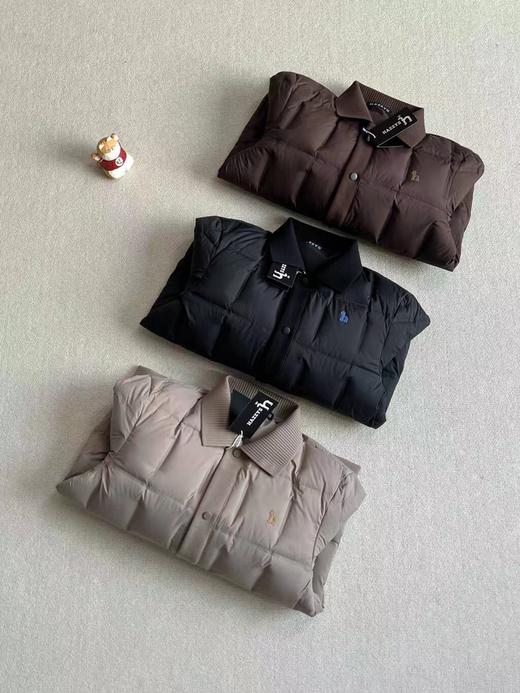 D121683冬季男士翻领鸭绒面包羽绒服巴恩风外套 商品图1