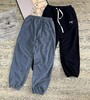 D121633双面摇粒绒精典Logo刺绣休闲卫裤男女百搭款 商品缩略图1