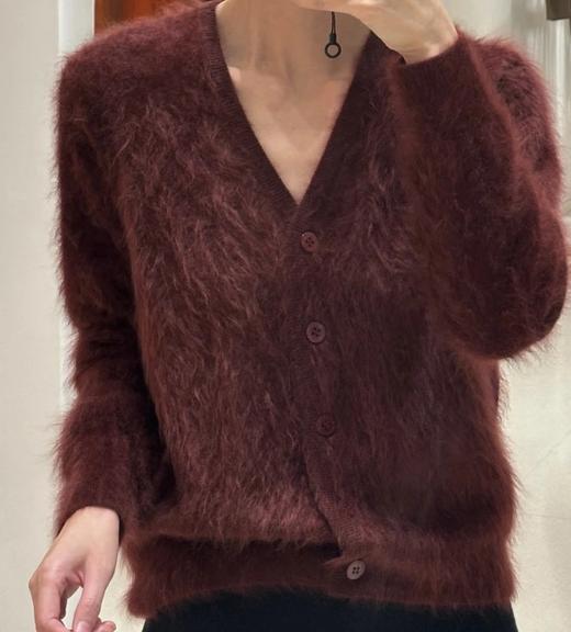 重磅  ic宝石红拉绒毛衣 日本厂拉绒！康赛尼A级羊绒 商品图0