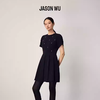 【JASON WU】2025秋冬新款简约气质通勤百搭钉钻小黑裙修身连衣裙裙子 商品缩略图0