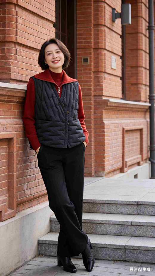 直筒鹅绒裤,防水防油防污三防面料弹力直筒鹅绒裤582596 商品图8