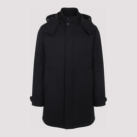 ZEGNA 杰尼亚 男士可拆卸连帽羽绒服 黑色 UGTC5A2 G336 K09