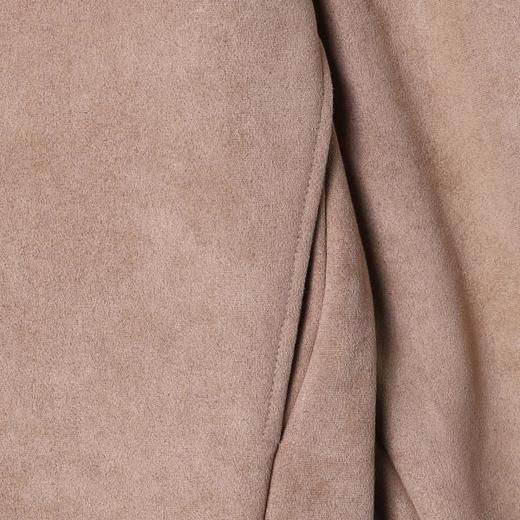 SDSA男士秋冬新款痞帅男装简约时尚纯色植绒斜拉链连帽卫衣外套 商品图2