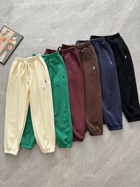 D121649日常百搭休闲加绒系列情侣款保暖卫裤