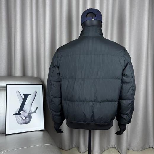 D121606新款刺绣小马立领羽绒服拉链皮绳小标外套夹克 商品图2