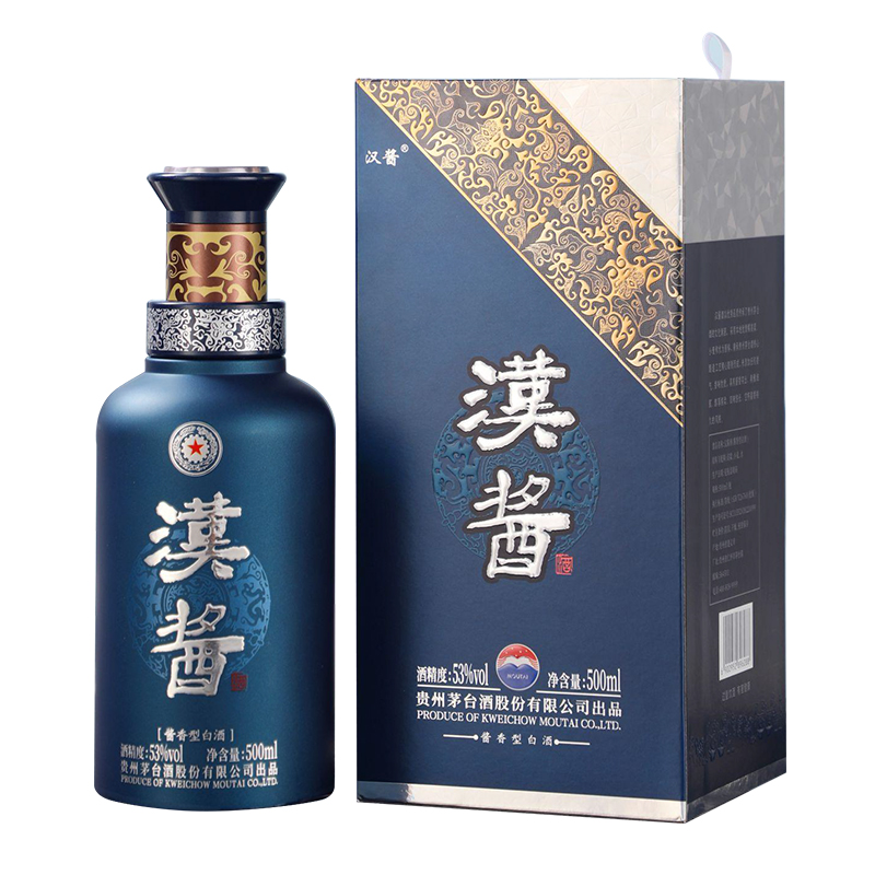 53度茅台蓝色汉酱酱香型1*500ML