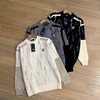 D121644时尚百搭立体绗缝纹理男士圆领针织衫毛衣 商品缩略图0