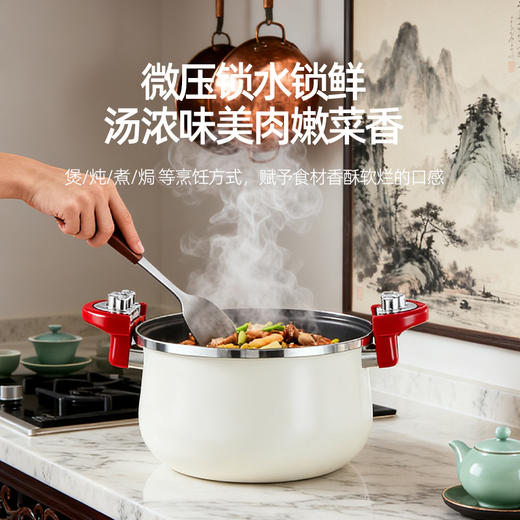 张小泉玉焰微压汤锅24cm 商品图5